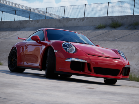 Porsche 911 GT3 2014 3D Model