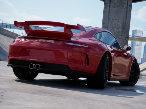Porsche 911 GT3 2014 3D Model