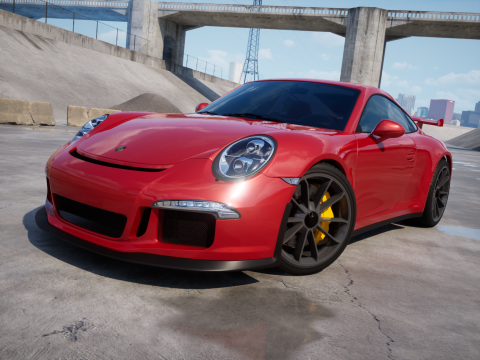Porsche 911 GT3 2014 3D Model