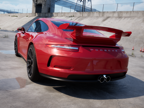 Porsche 911 GT3 2014 3D Model