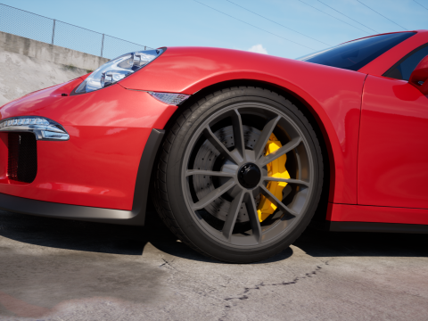 Porsche 911 GT3 2014 3D Model