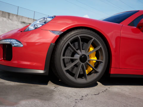 Porsche 911 GT3 2014 3D Model