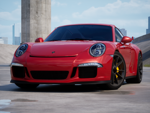 Porsche 911 GT3 2014 3D Model