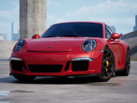 Porsche 911 GT3 2014 3D Model