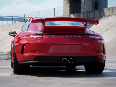 Porsche 911 GT3 2014 3D Model