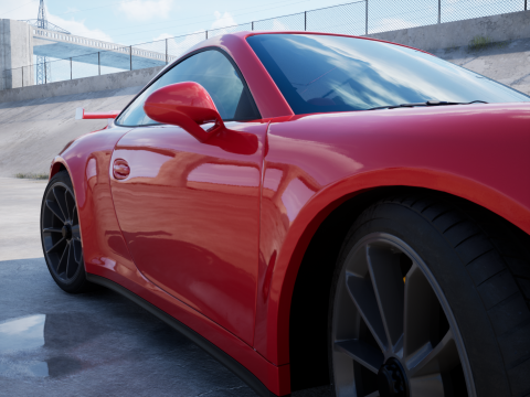 Porsche 911 GT3 2014 3D Model