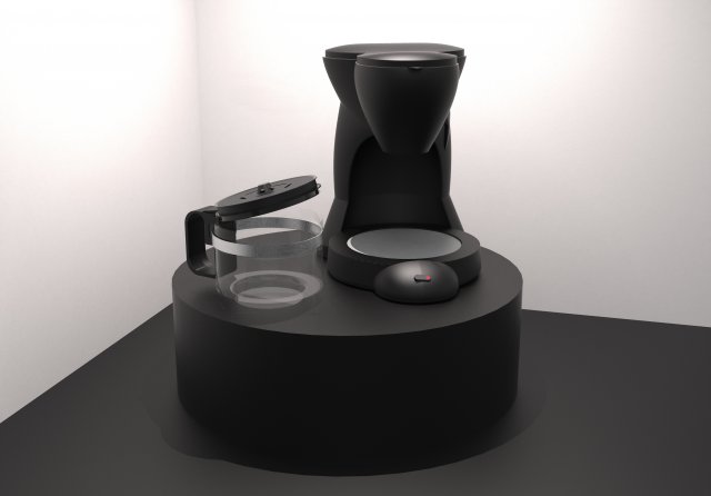 Cafetera 3D Model .c4d .max .obj .3ds .fbx .stl .blend