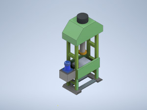 Hydraulic press 3D मॉडल