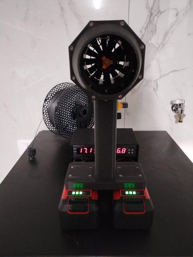 POWER JET FAN V1 3D Модель .c4d .max .obj .3ds .fbx .stl .blend 