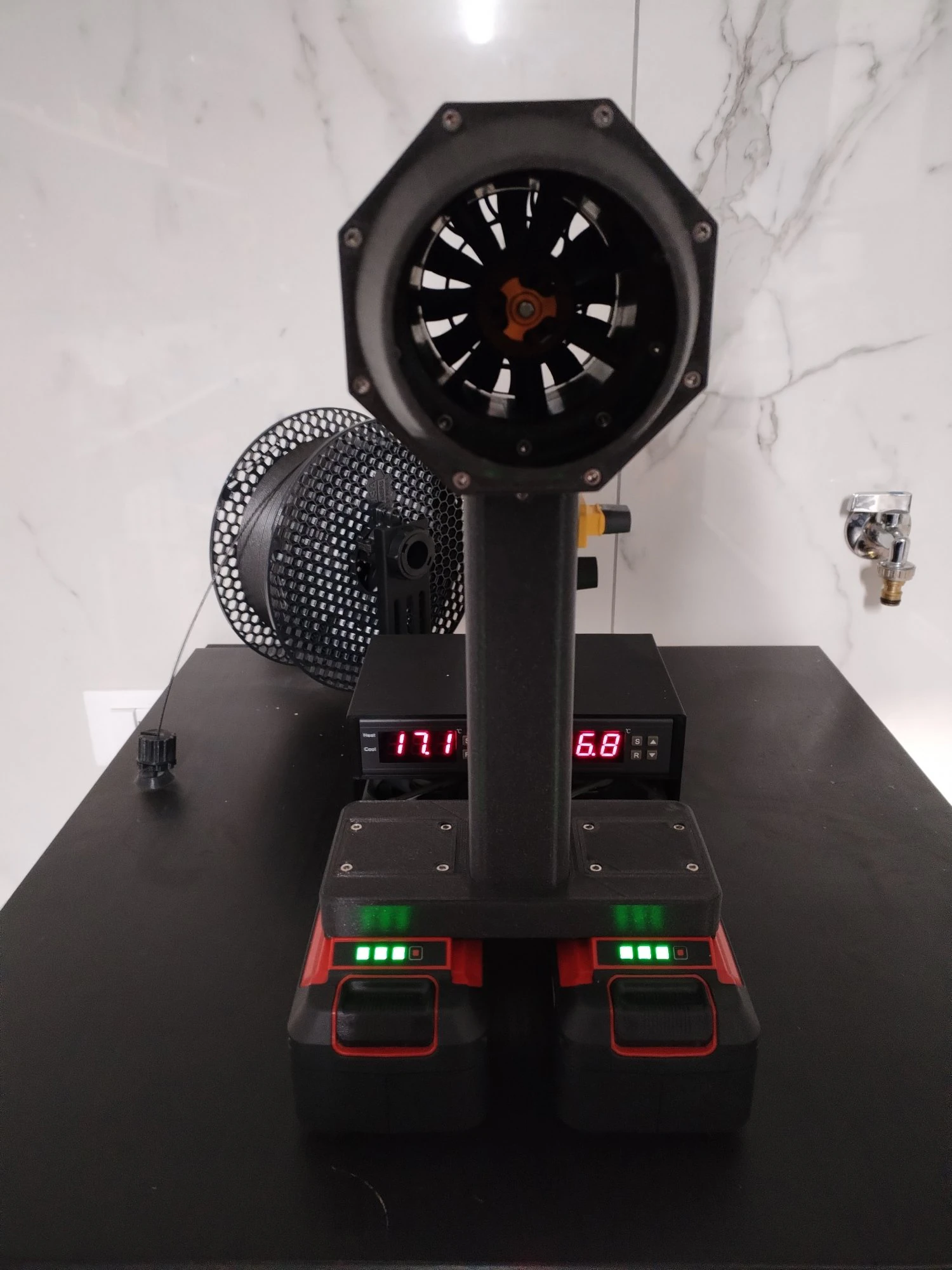 POWER JET FAN V1 3D Model .c4d .max .obj .3ds .fbx .stl .blend