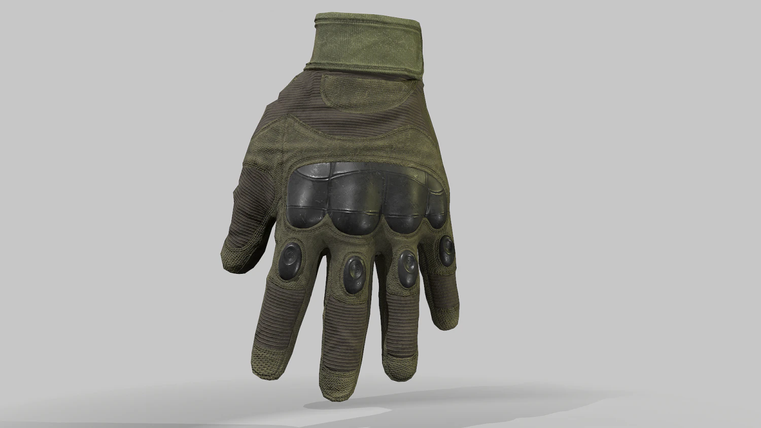Tactical Gloves 3D Model .c4d .max .obj .3ds .fbx .stl .blend