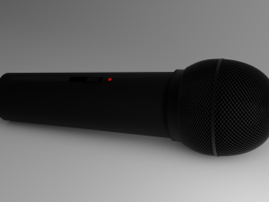 Wireless Microphone 3D 모델