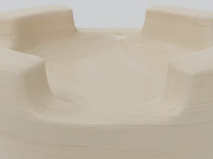 Wooden Chess Rooks 3D Model