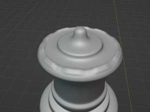 Queen Wooden Chess Pieces 3D 모델