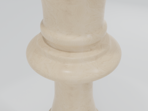 King Wooden Chess Pieces 3D 모델