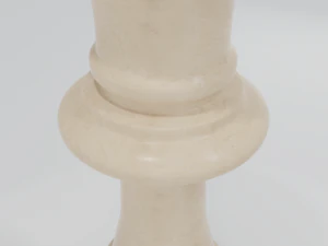 King Wooden Chess Pieces 3D Model