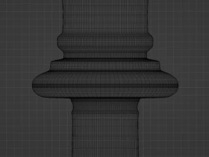Wooden Chess Set 3D Model
