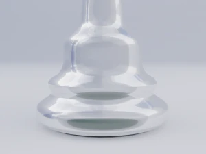 Bishop Frosted Glass Chess Pieces 3D Model