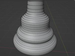 Bishop Frosted Glass Chess Pieces 3D Model