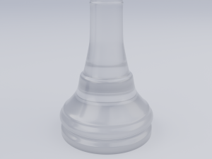 Queen Frosted Glass Chess Pieces 3D 模型