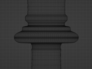 Queen Frosted Glass Chess Pieces 3D 模型