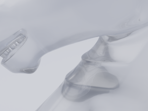 Chess-Set Frosted Glass Pieces and Stone-made Board Modelo 3D