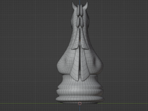 Vertical Chess-set in a Cupboard Model 3D
