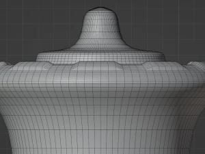 Jogo de xadrez vertical em um arm&aacute;rio Modelo 3D