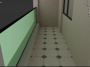 Modern Home Exterior Low-poly Modèle 3D