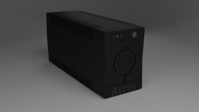 UPS - Uninterrupted Power Supply 3D Model .c4d .max .obj .3ds .fbx .stl .blend 