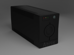 UPS - Uninterrupted Power Supply 3D 모델