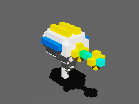 Space Blaster Modello 3D