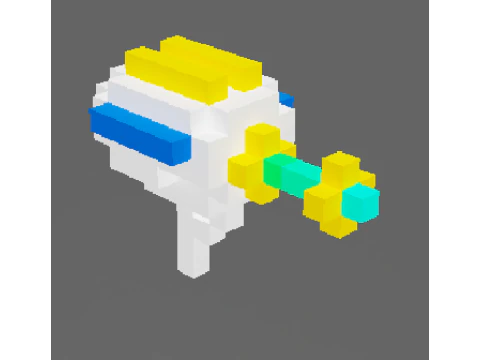 Space Blaster 3D Model