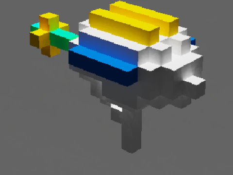 Space Blaster 3D Model