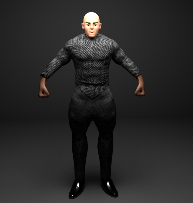 Man 3D Model .c4d .max .obj .3ds .fbx .stl .blend