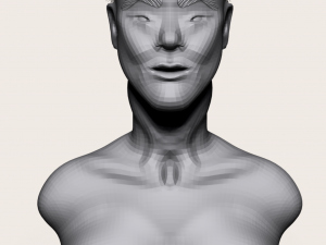 Woman head 3D-Modell