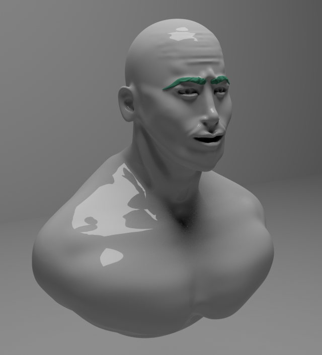 Man head Modelo 3D .c4d .max .obj .3ds .fbx .stl .blend 