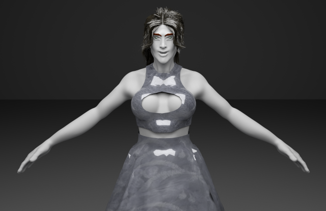 Miledy 3Dモデル .c4d .max .obj .3ds .fbx .stl .blend 