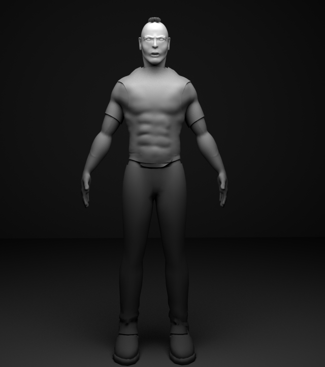Pank 3D Модель .c4d .max .obj .3ds .fbx .stl .blend 
