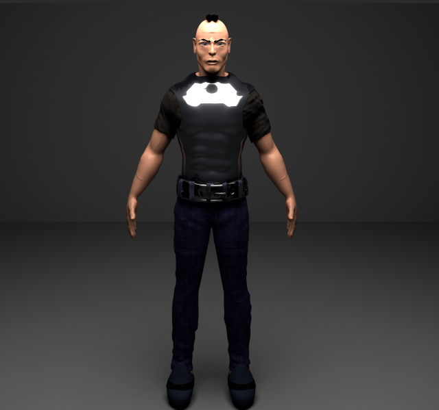 King Artur 3D Model .c4d .max .obj .3ds .fbx .stl .blend 