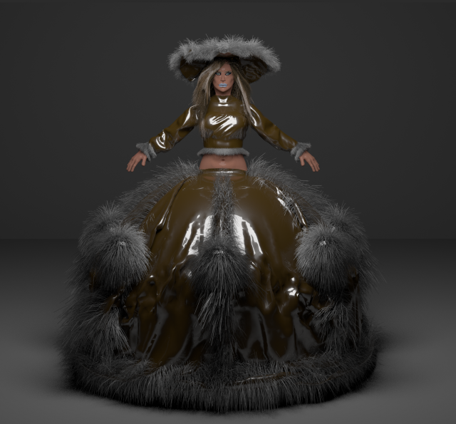 Violetta Model 3D .c4d .max .obj .3ds .fbx .stl .blend 