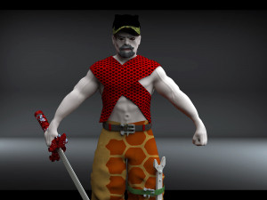 King Artur 3D Model