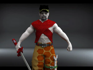 Le roi Arthur Modèle 3D