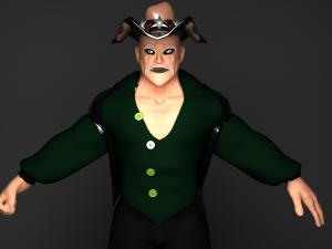 Cowboy 3D-Modell