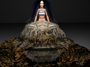 Katrin character Modello 3D