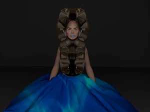 巴伦西亚性格 3D 模型