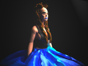 Valencia character 3D 모델