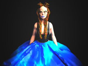 Valencia character 3D 모델