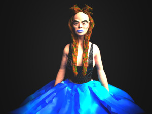 Valencia character 3D 모델