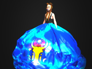 Valencia character 3D 모델